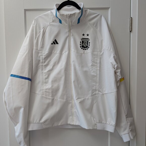 Adidas Argentina 2022 Worl Cup Game Day Anthem Jacket Messi - Picture 1 of 1